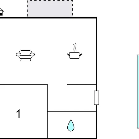 1 Bedroom Stunning In *